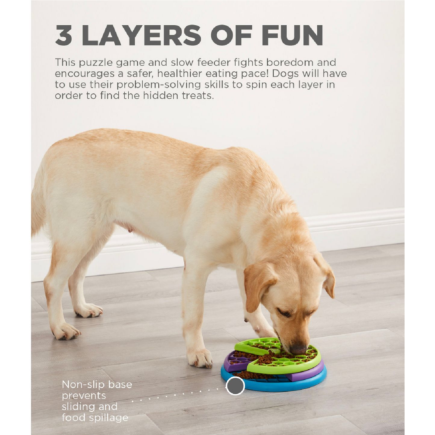 Nina Ottosson Lickin' Layers Dog Puzzle Game - Level 2