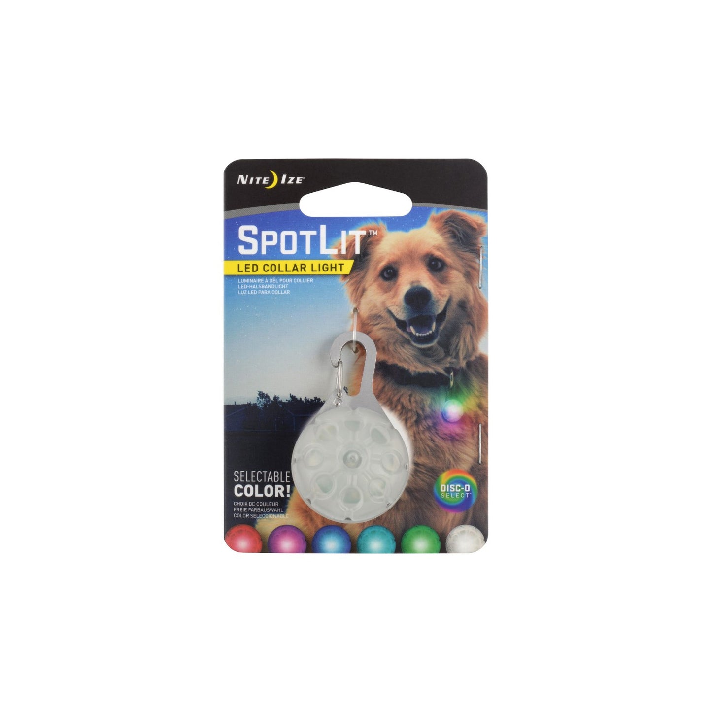 Nite Ize Spotlit Collar Light Disc-O Select