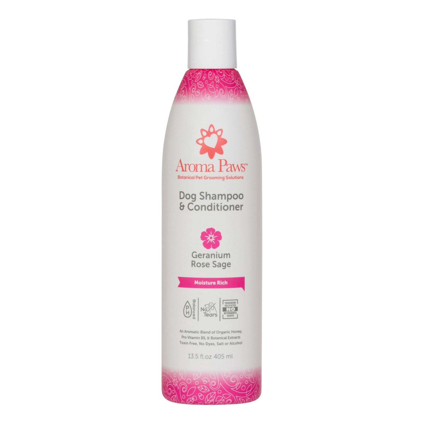 Aroma Paws Geranium Sage Shampoo 13.5 oz.