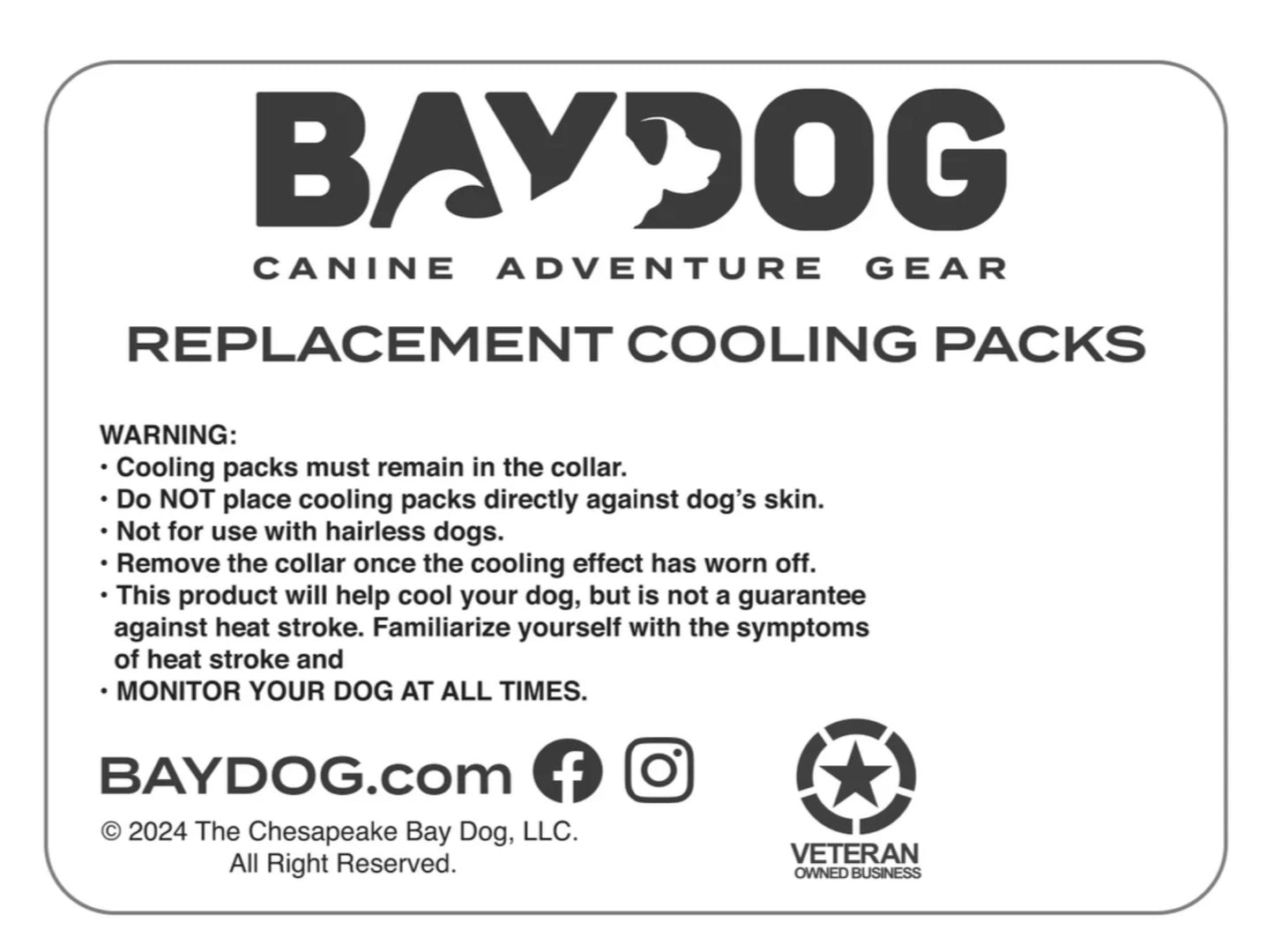 Arctic Bay Cooling Collar Replacement Cooling Pack