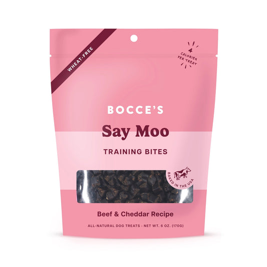 Bocce's Bakery Say Moo 6oz Training Bites Dog Treats