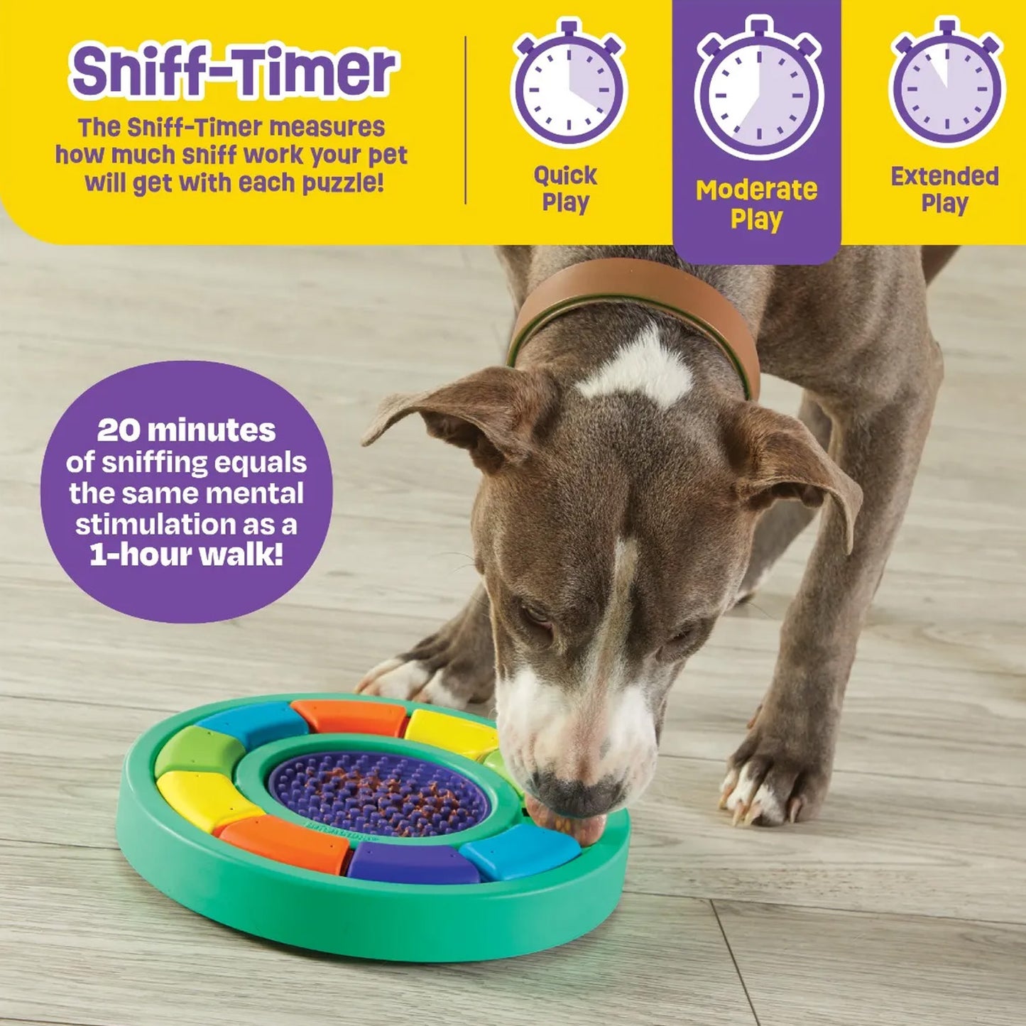 Brightkins™ Color Wheel with Lick Mat