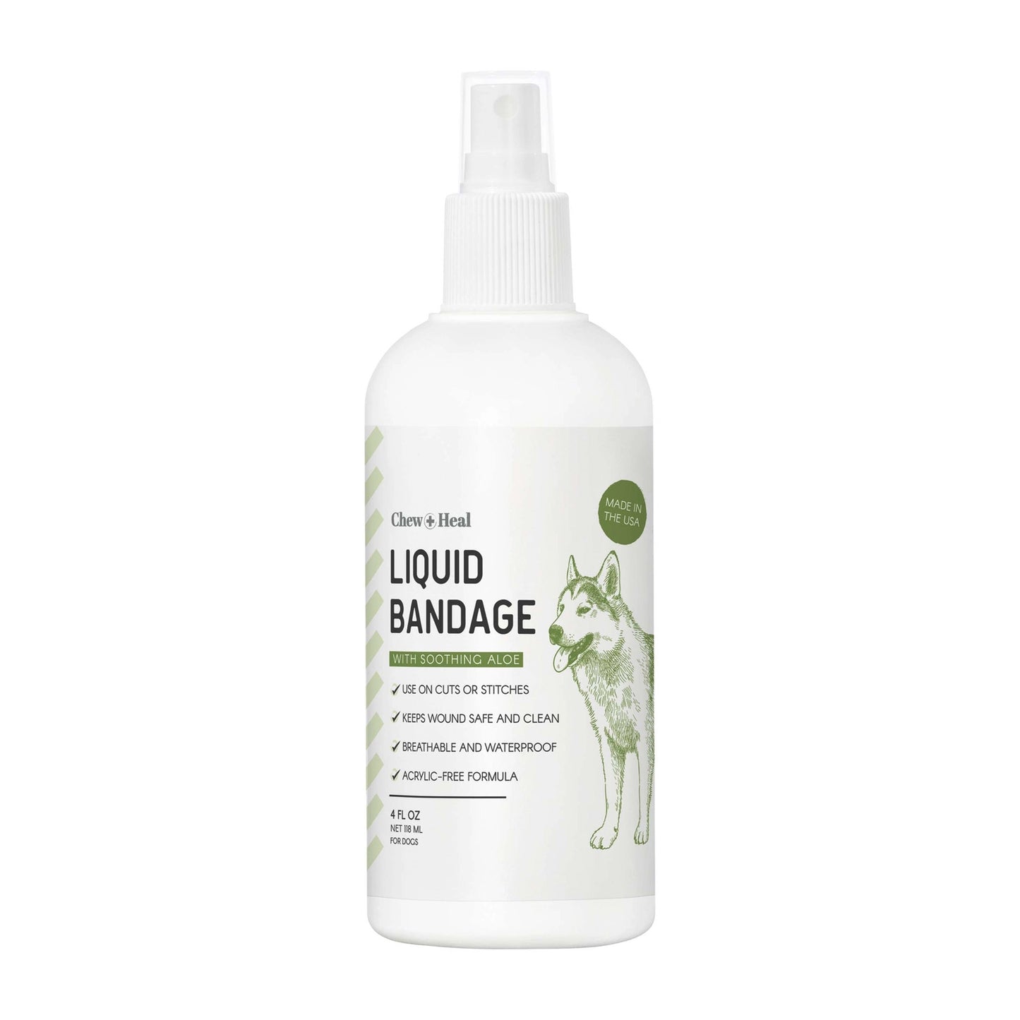 Chew + Heal Liquid Bandage For Dogs, 4 oz.