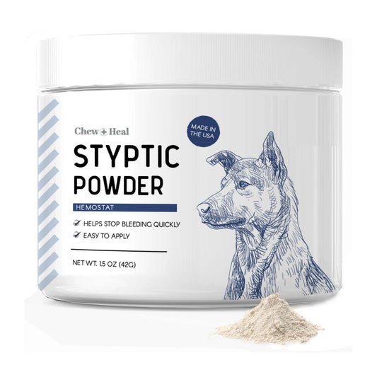 Chew + Heal Styptic Powder For Dogs, Cats and Birds