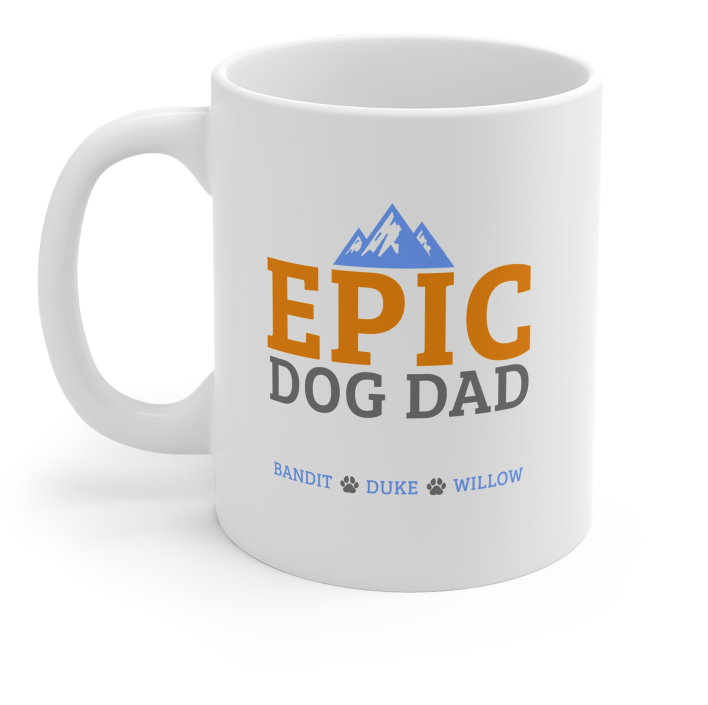 Epic Dog Dad Custom Mug