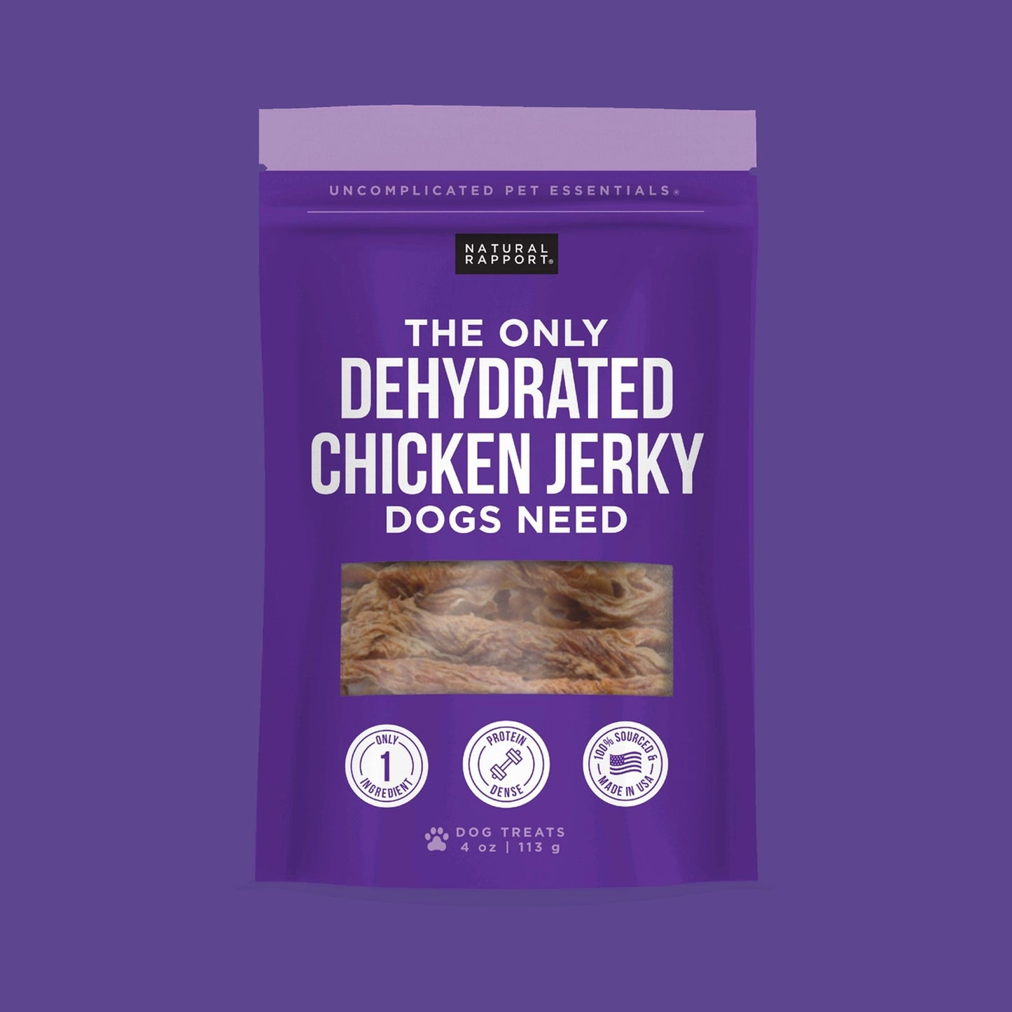 Only Dehydrated Chicken Jerky Dogs Need