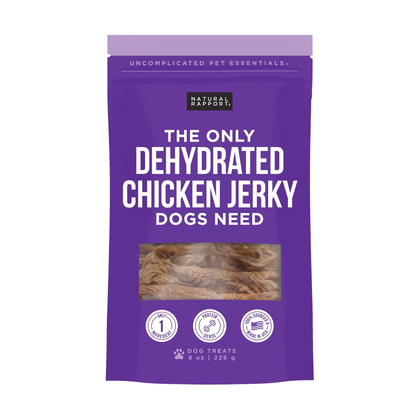 Only Dehydrated Chicken Jerky Dogs Need