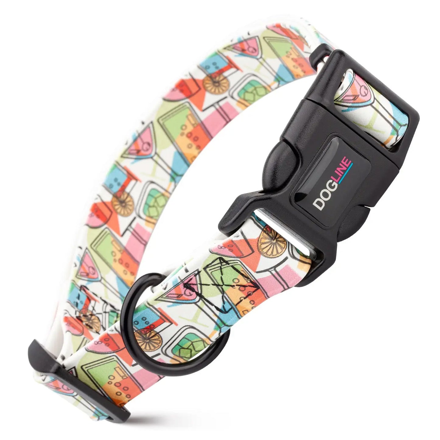 Printed Biothane Waterproof Dog Collar by Dogline