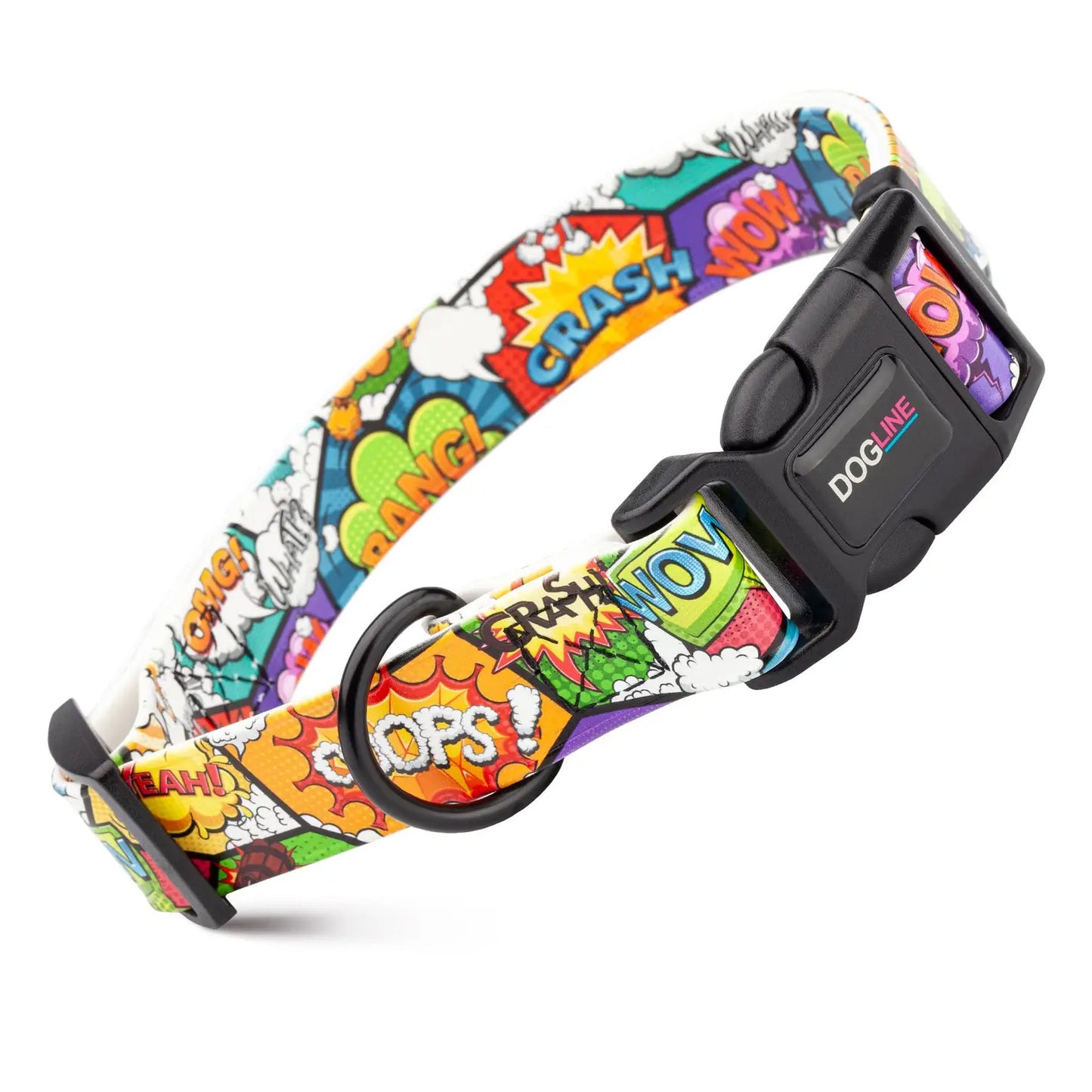 Printed Biothane Waterproof Dog Collar by Dogline