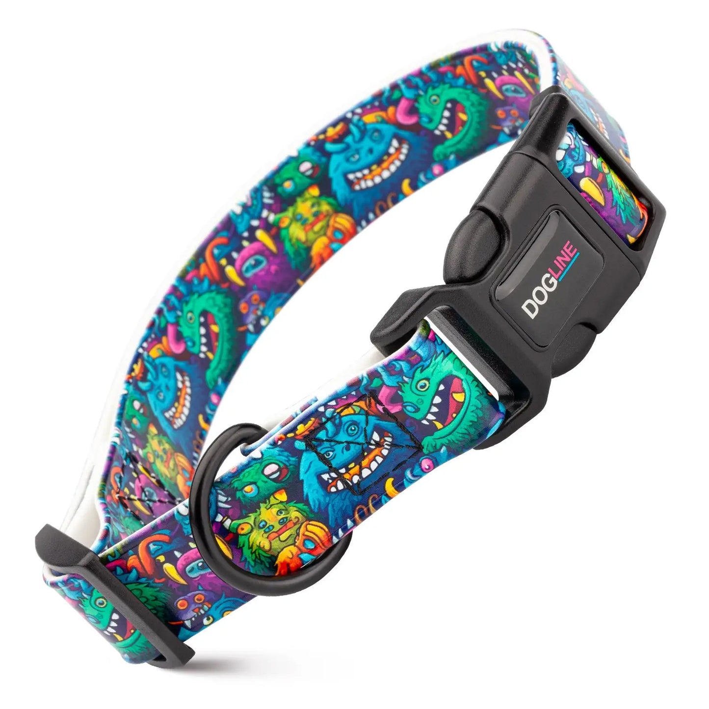 Printed Biothane Waterproof Dog Collar by Dogline