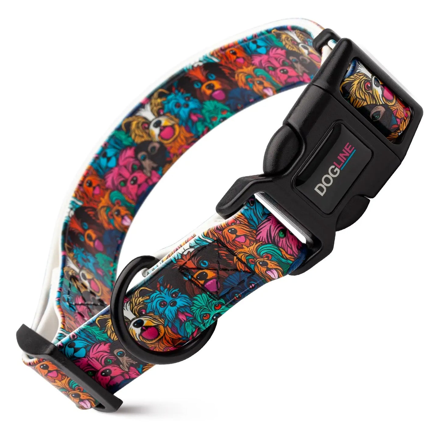 Printed Biothane Waterproof Dog Collar by Dogline