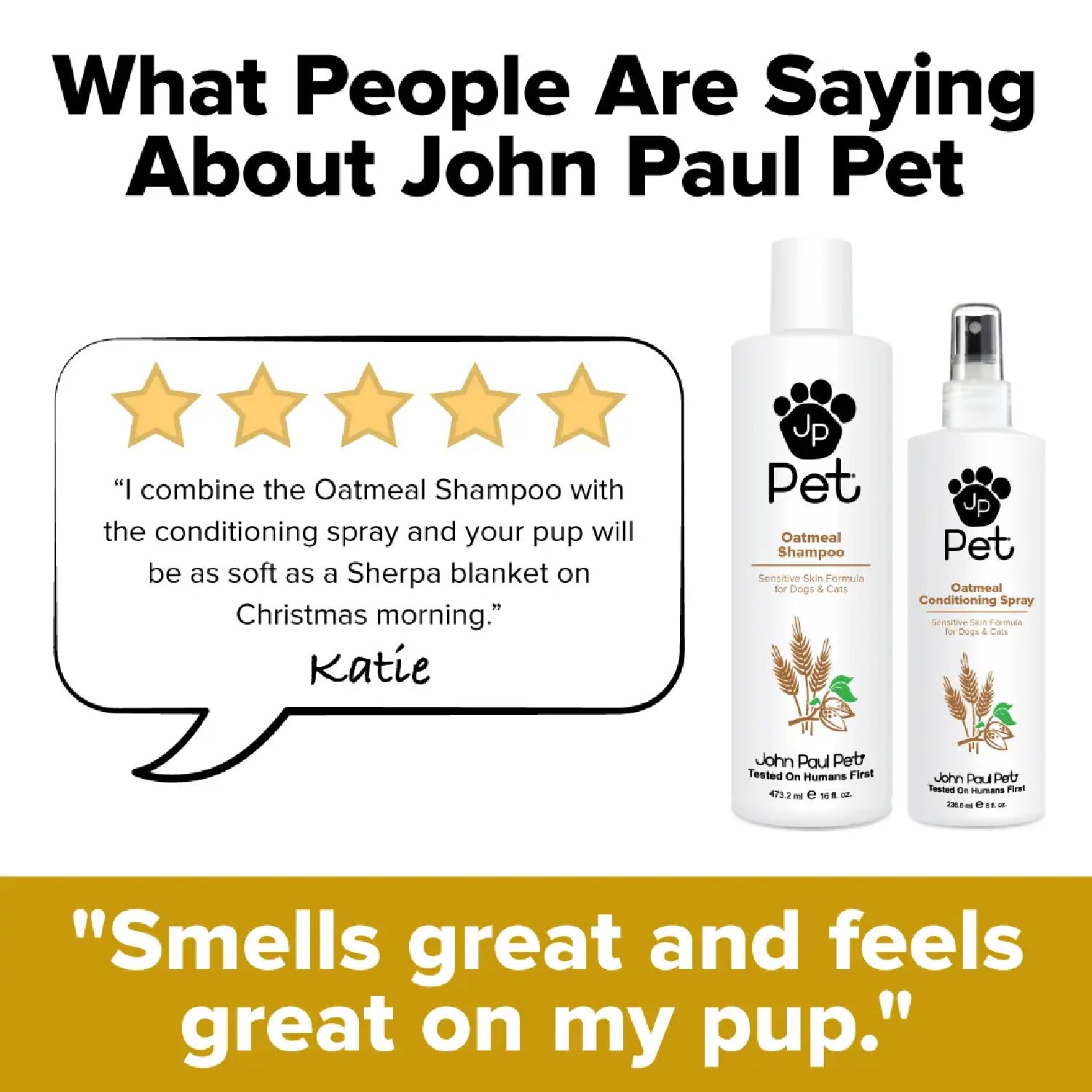 John paul pet top oatmeal shampoo