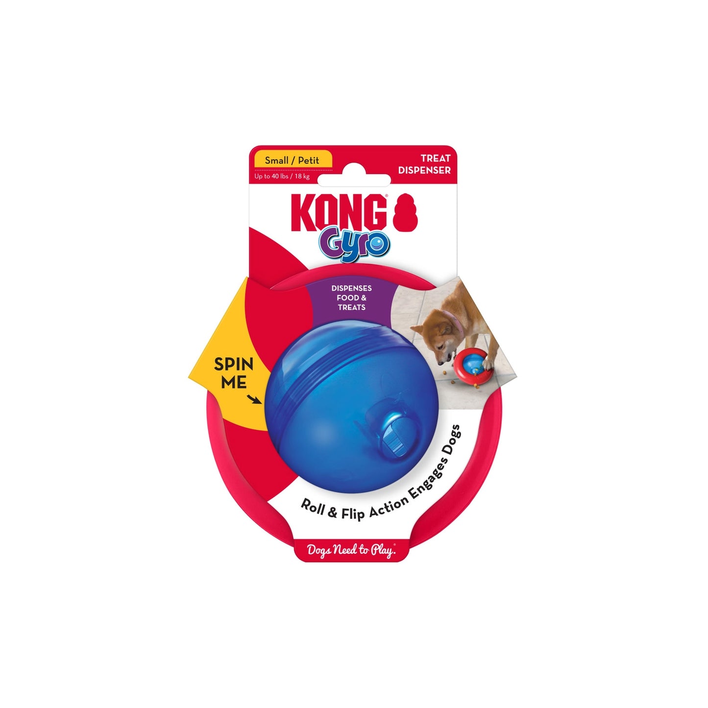 Kong® Gyro Dog Enrichment Toy