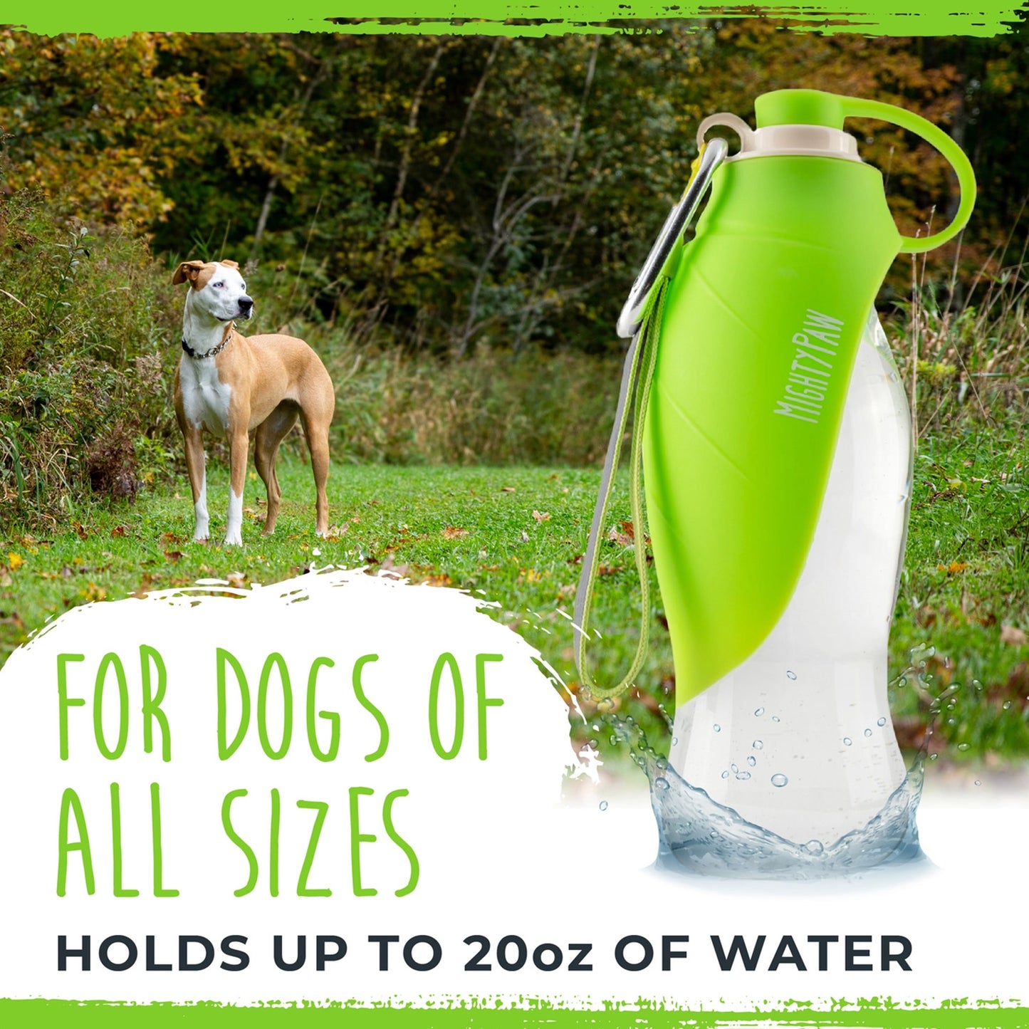 Travel Dog H2O Bottle with Built-in Dispenser