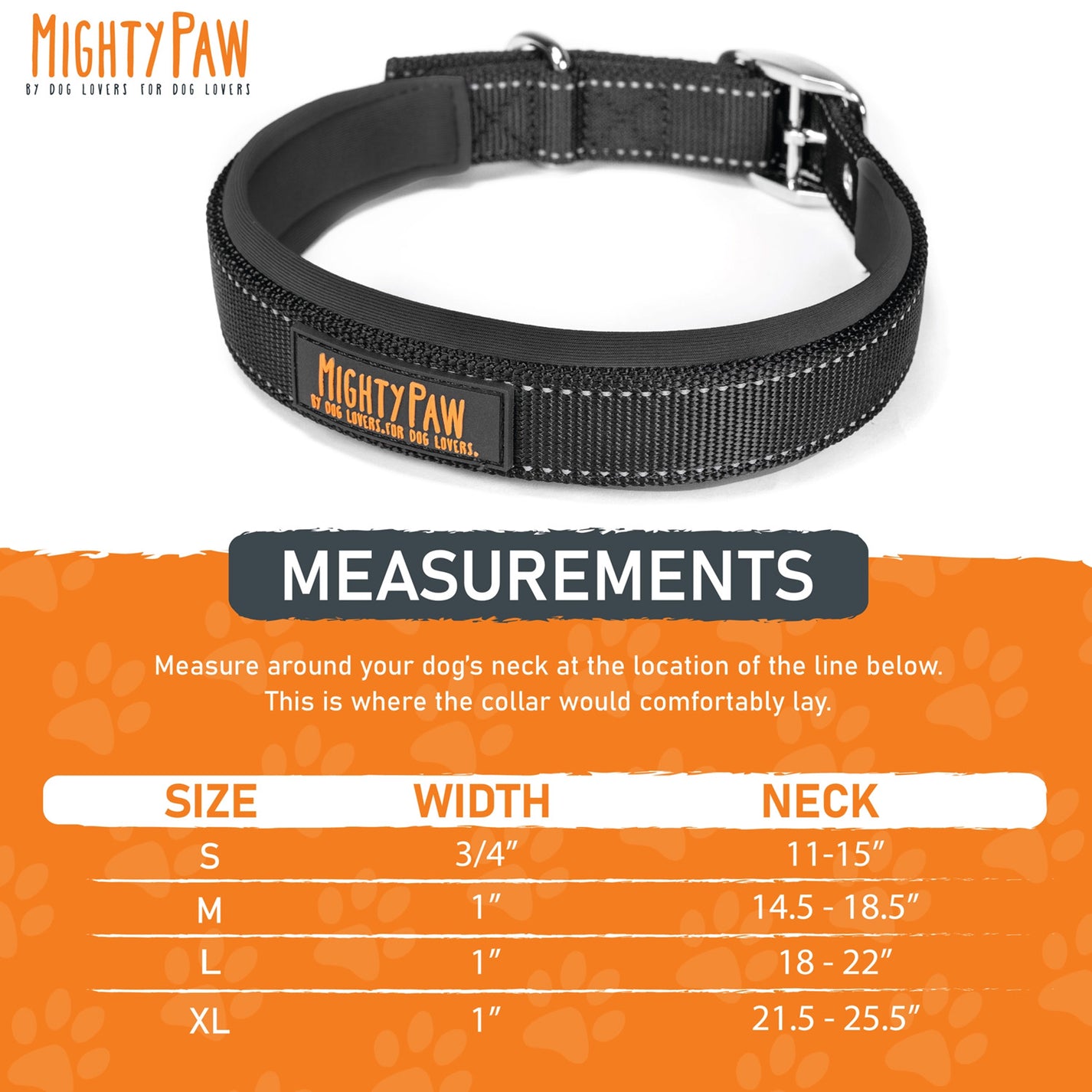 Mighty Paw Sport Collar 2.0 (Dog Collar) Hiking Dog Co.