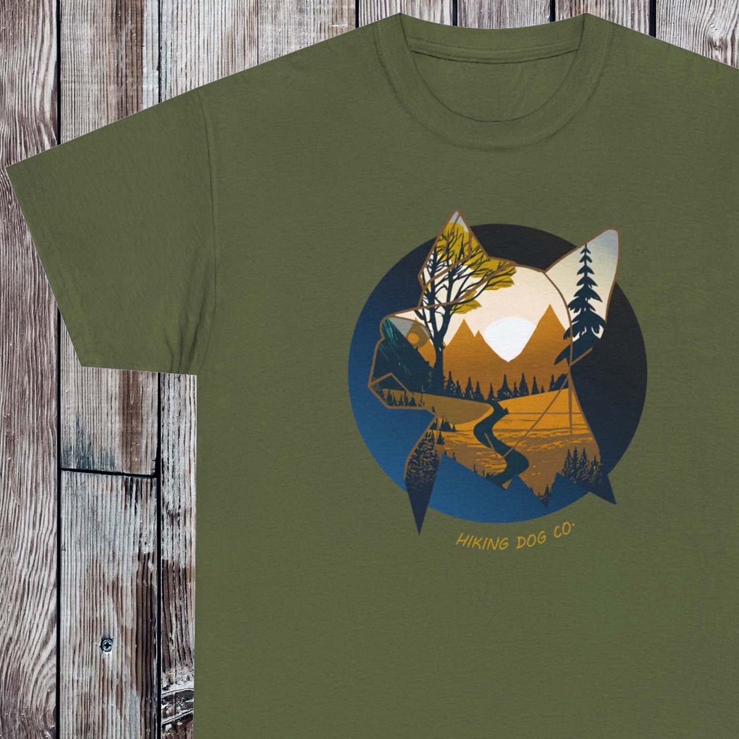 Mountain Trails and Dogs Unisex T-shirt