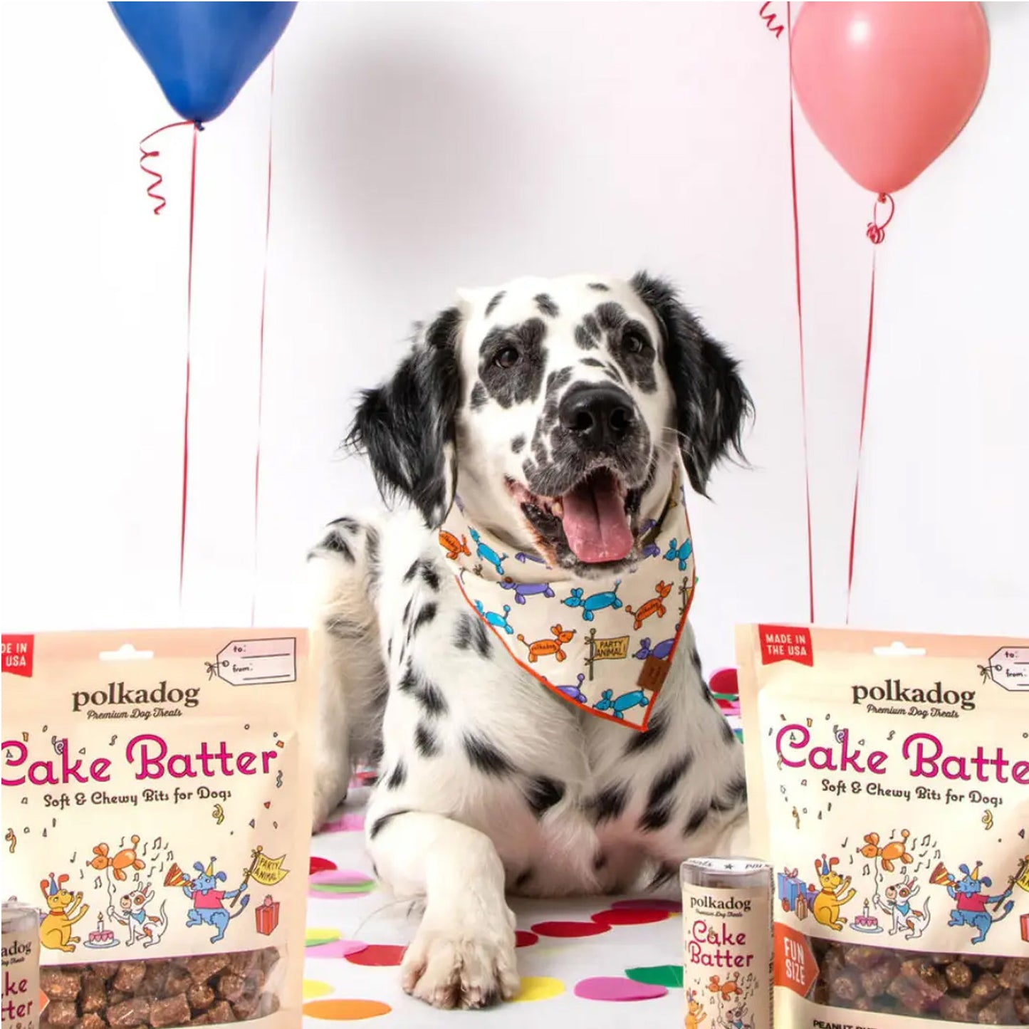 Cake Batter, Peanut Butter & Banana Dog Treats 10oz