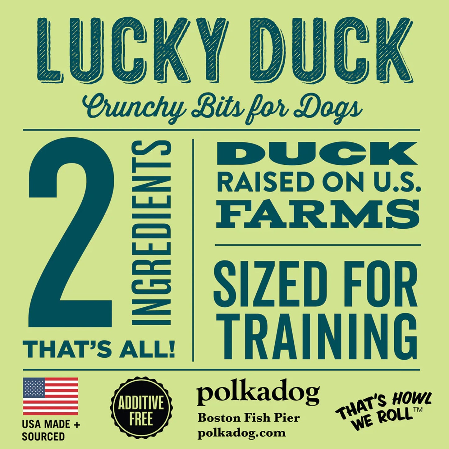 Polkadog Lucky Duck Training Treats