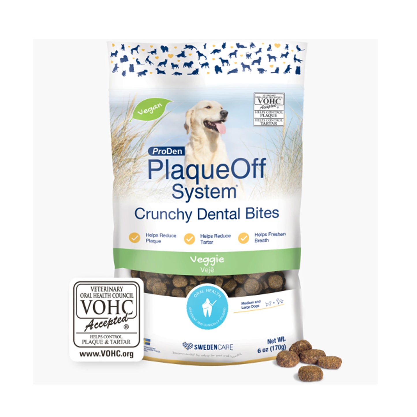 ProDen Crunchy Dental Bites L/G Dogs