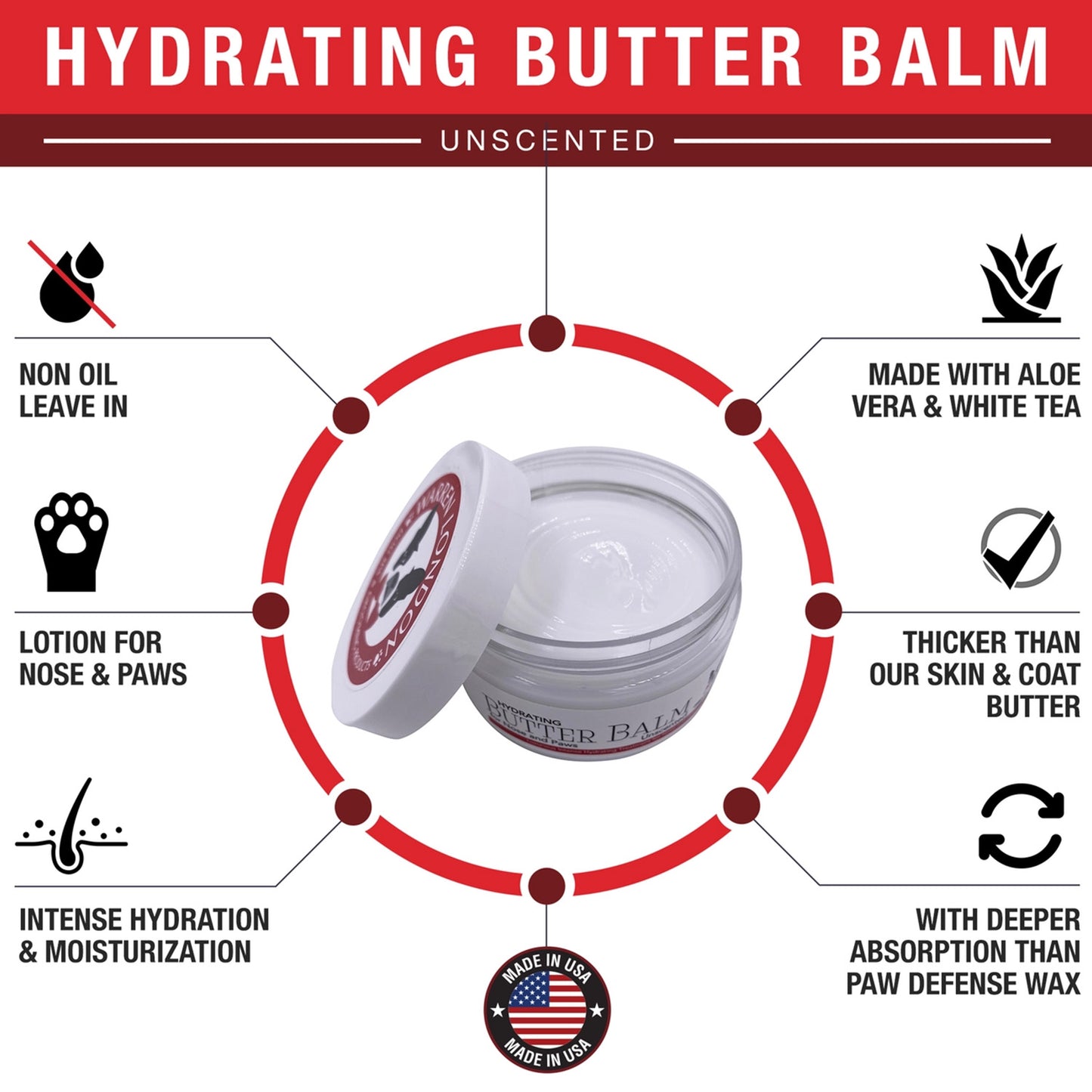 Hydrating Butter Balm For Nose & Paws - 4 oz