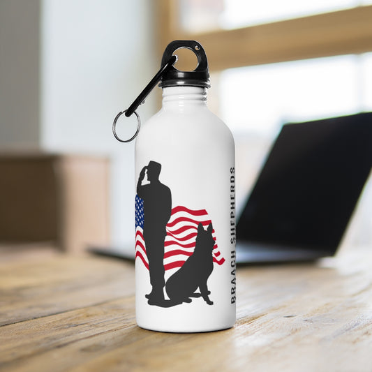 Braach Shepherds 4 Veterans Branded Stainless Steel Water Bottle