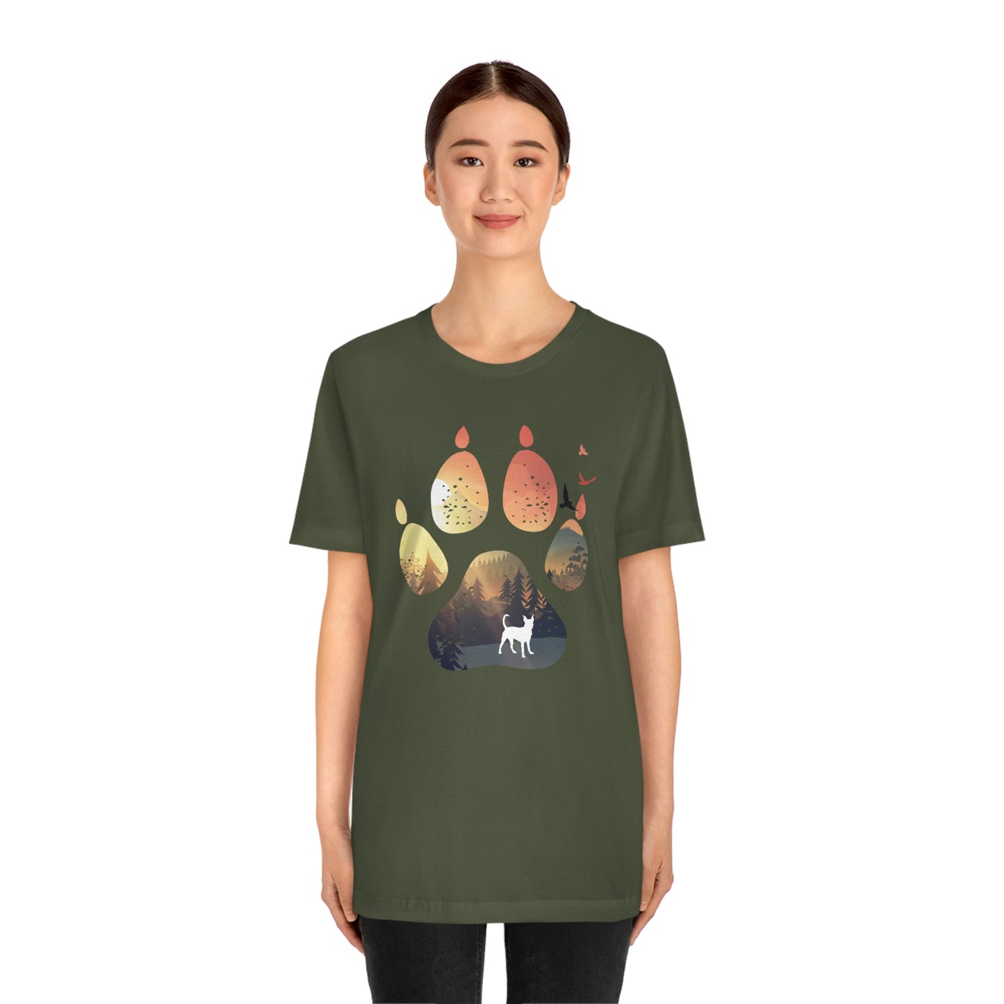 Sunset Paw Unisex Tee