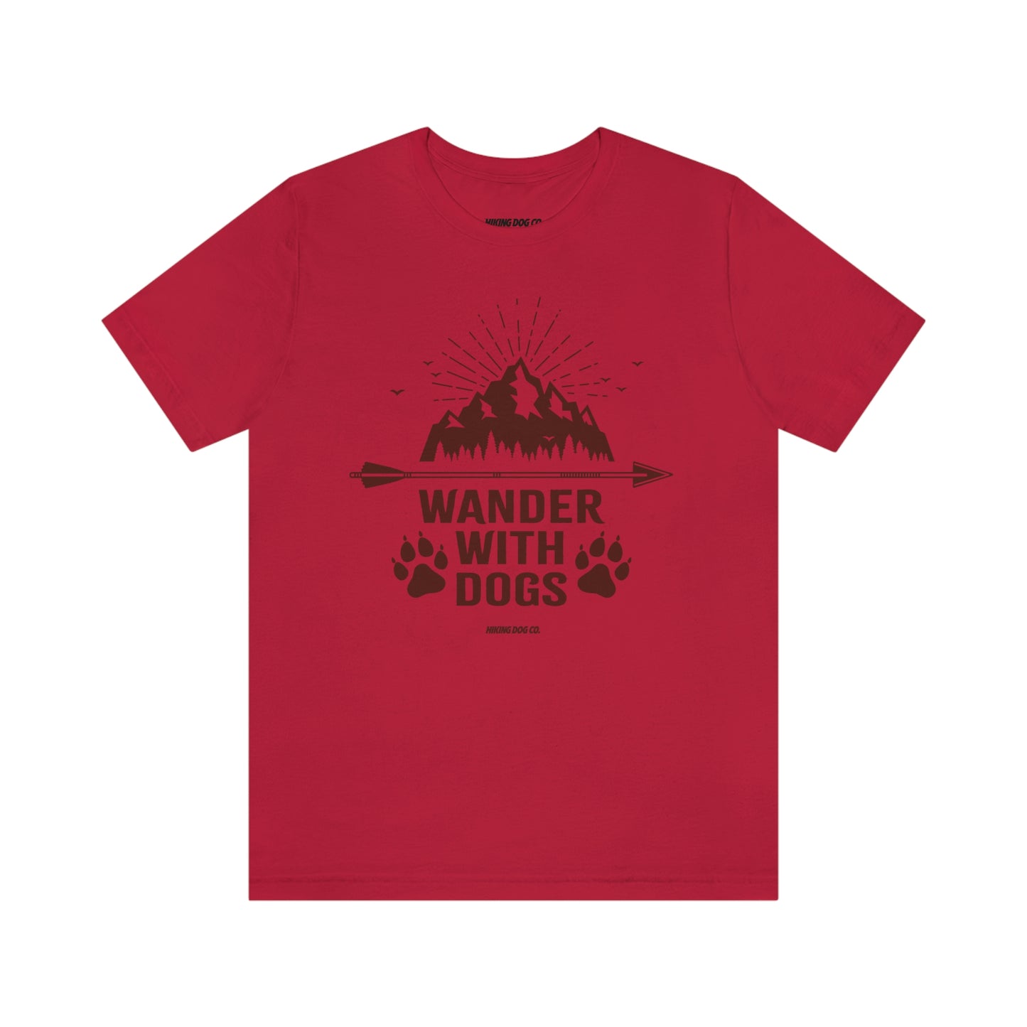 Wander with Dogs Unisex Jersey Tee
