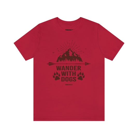 Wander with Dogs Unisex Jersey Tee