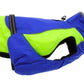 Alpine All Weather Dog Coat in Cobalt Blue and Green