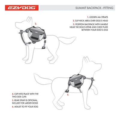 EzyDog Summit Backpack