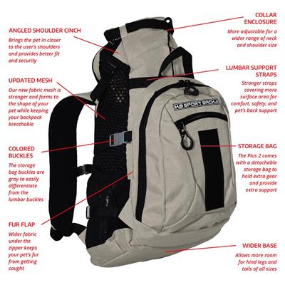 Details about K9 Sport Sack Air Plus Dog Carrier 