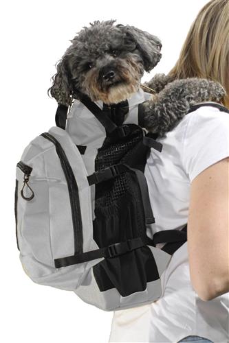 K9 Sport Sack Air Plus Dog Carrier Light gray carrier for small dogs