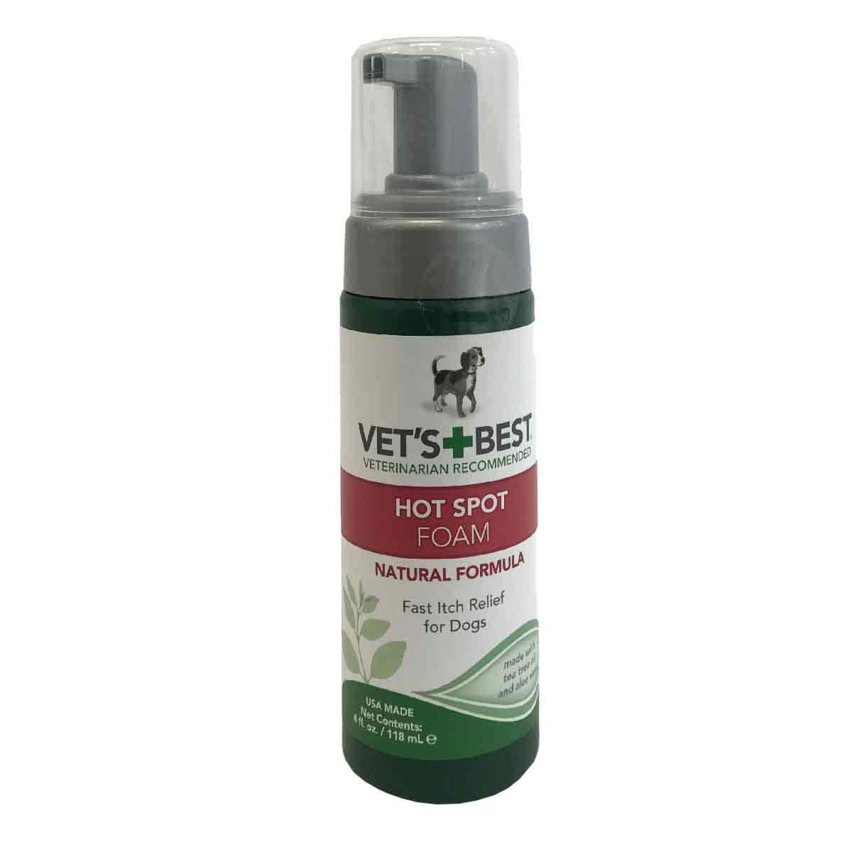 Quick Soothing Hot Spot Foam for Dogs from Vet's Best