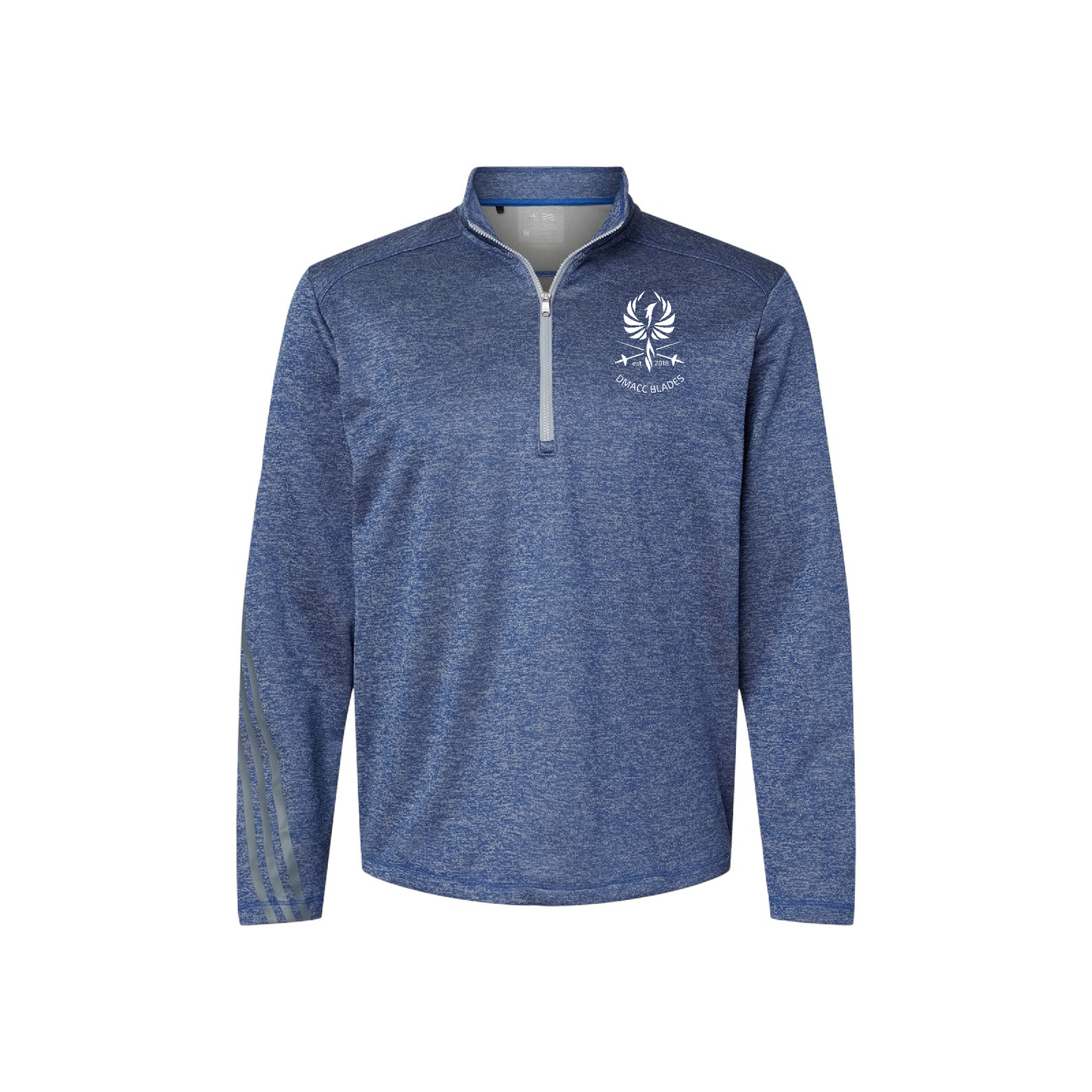 DMACC Blades Adidas Brushed Terry Quarter-Zip Pullover