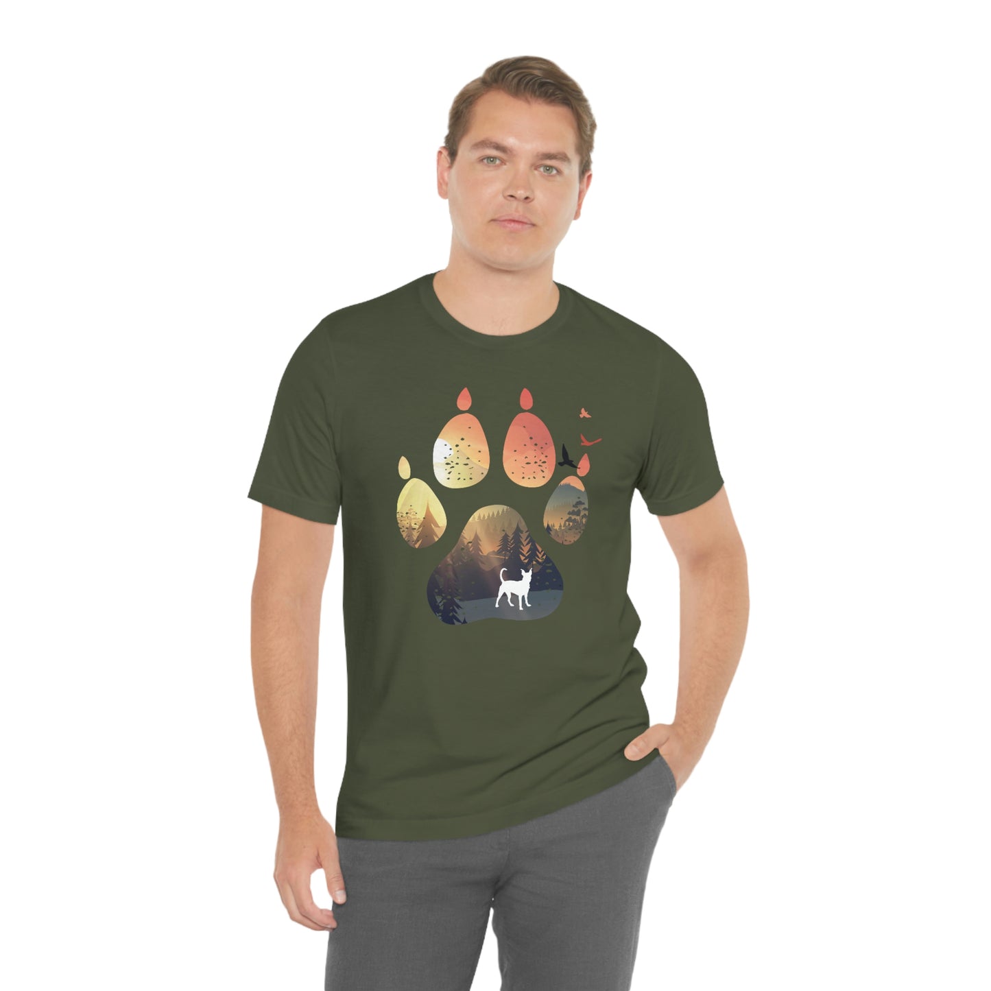 Sunset Paw Unisex Tee