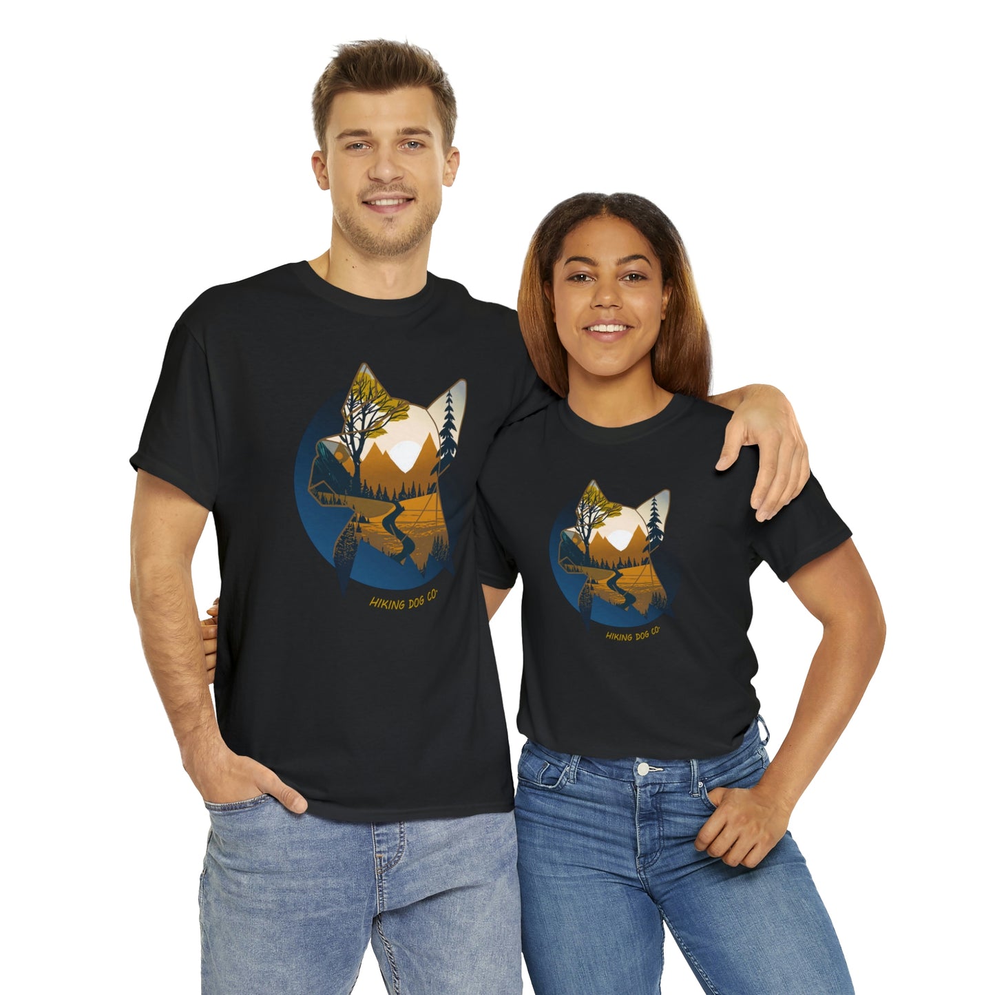 Mountain Trails and Dogs Unisex T-shirt