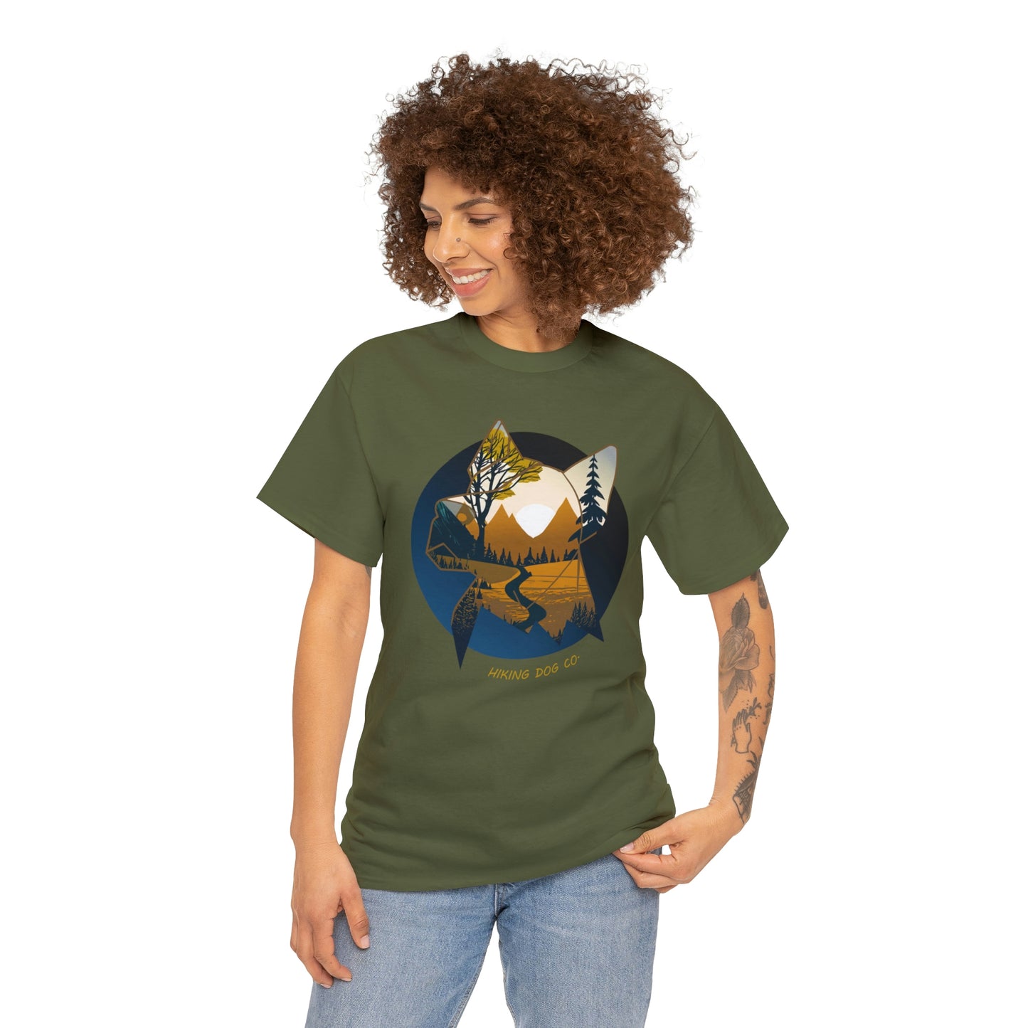 Mountain Trails and Dogs Unisex T-shirt