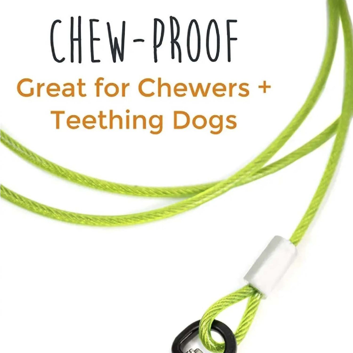 Chew Proof Cable Leash, 6'
