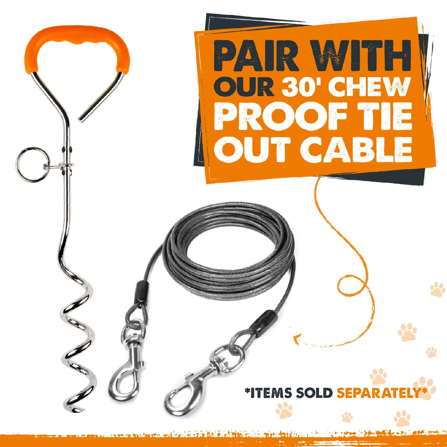 Dog screw in sales the ground leash