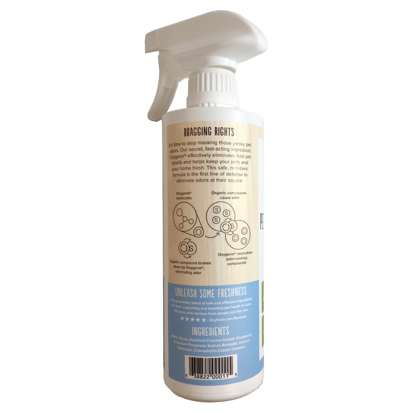 Pet Deodorizer by Oxyfresh, 16 oz.